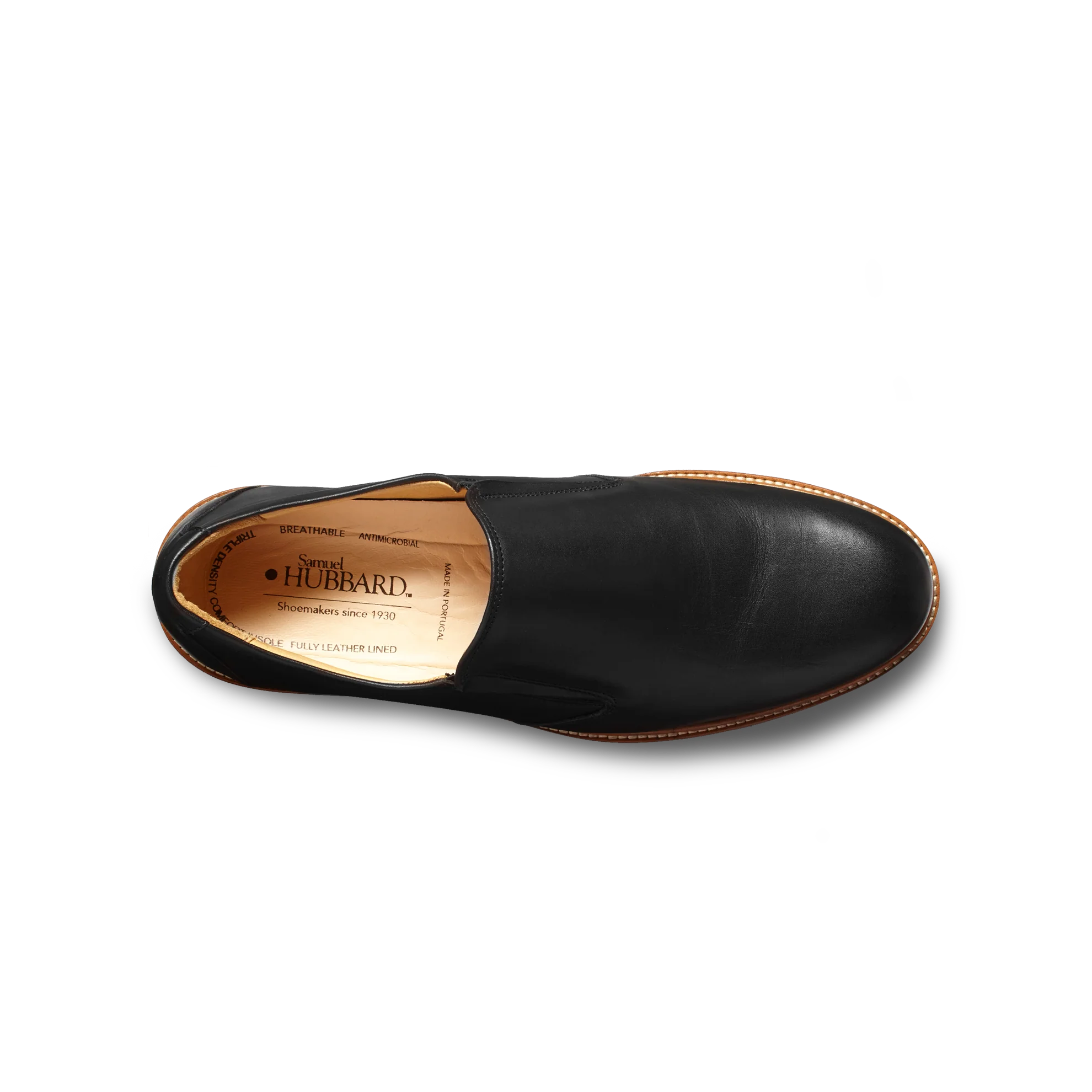 SAMUEL HUBBARD MOCASSINS GRAND VOYAGEUR EN CUIR NOIR