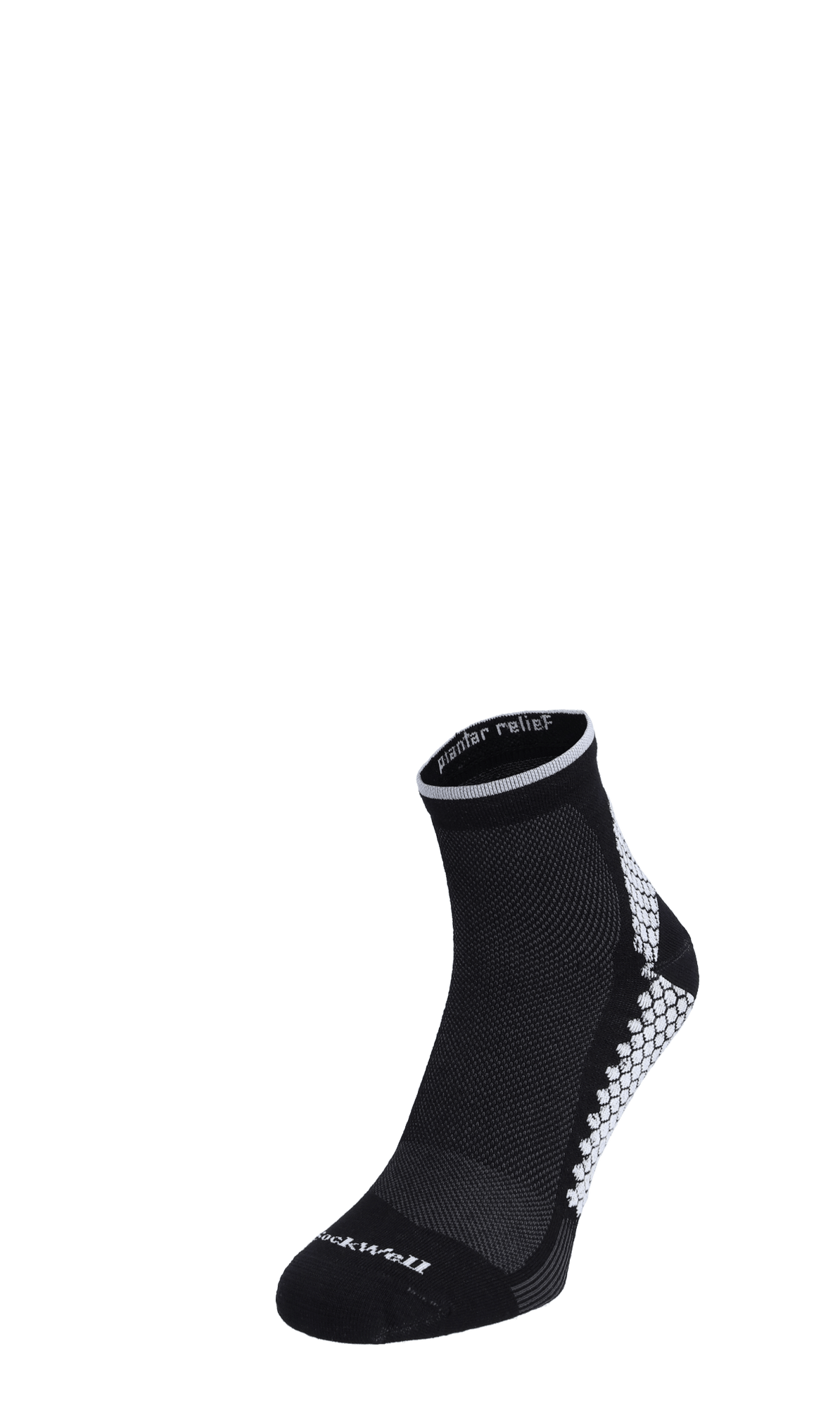 SOCKWELL PLANTAR SPORT QUARTER BLACK