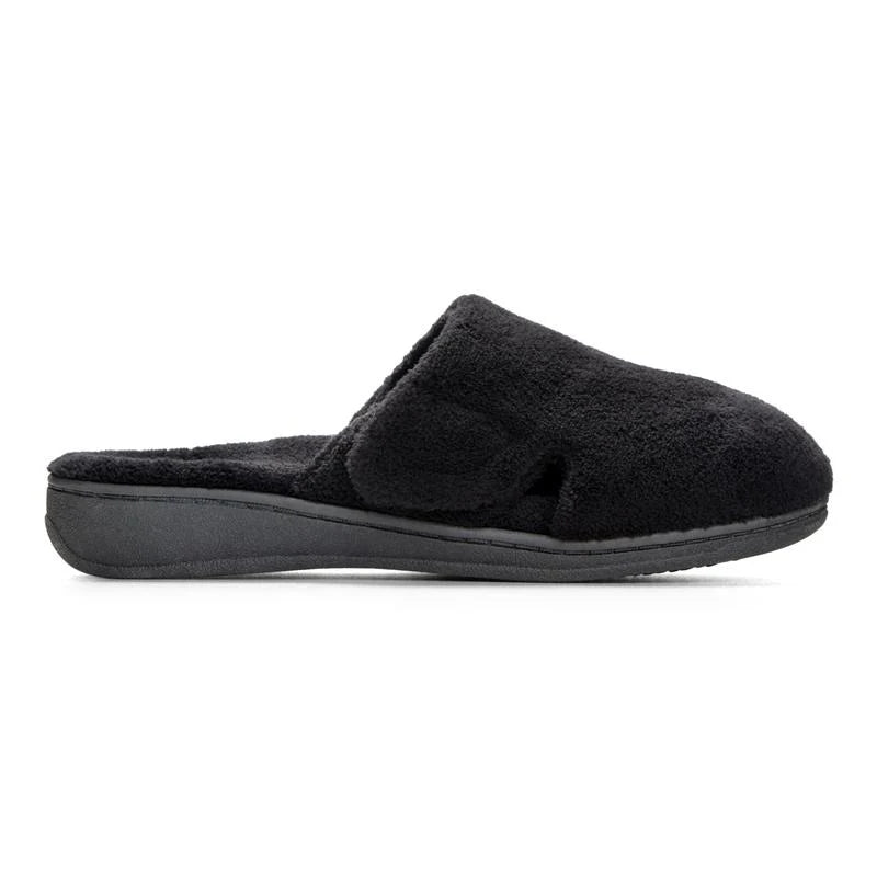 VIONIC GEMMA MULE SLIPPERS BLACK