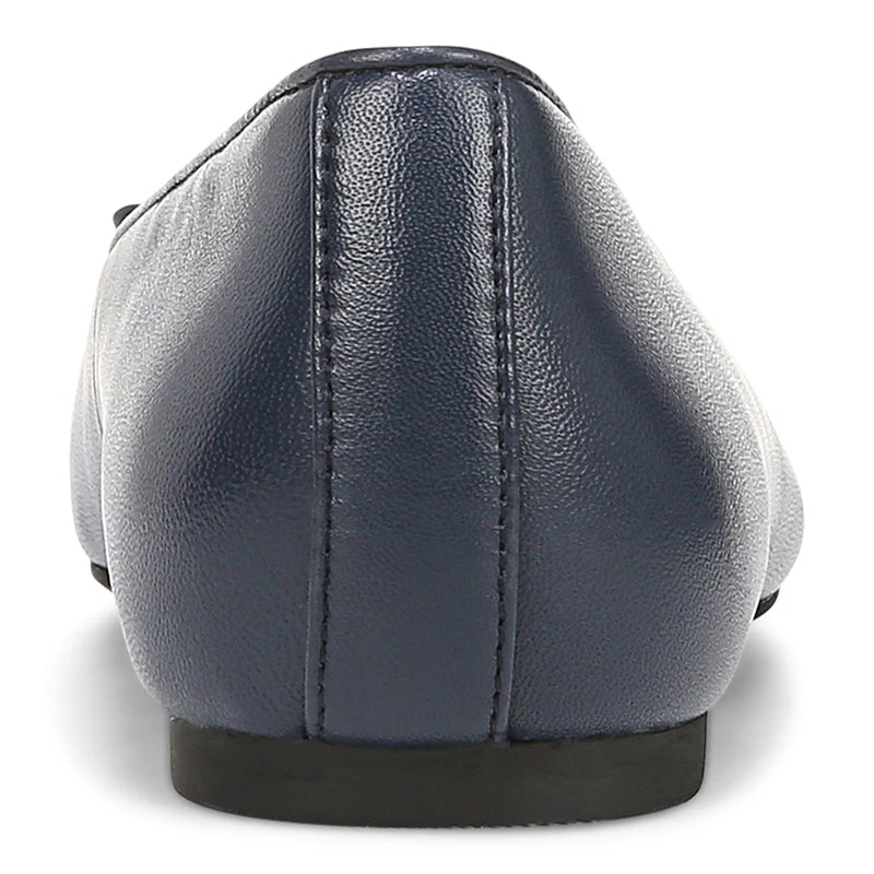 VIONIC KLARA BALLET FLAT NAVY LEATHER