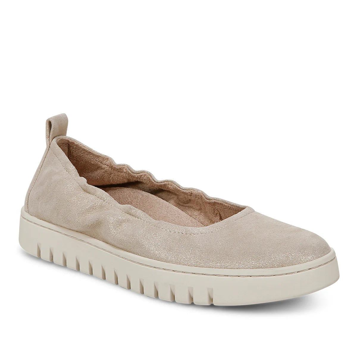 Ballerines VIONIC UPTOWN en cuir souple doré