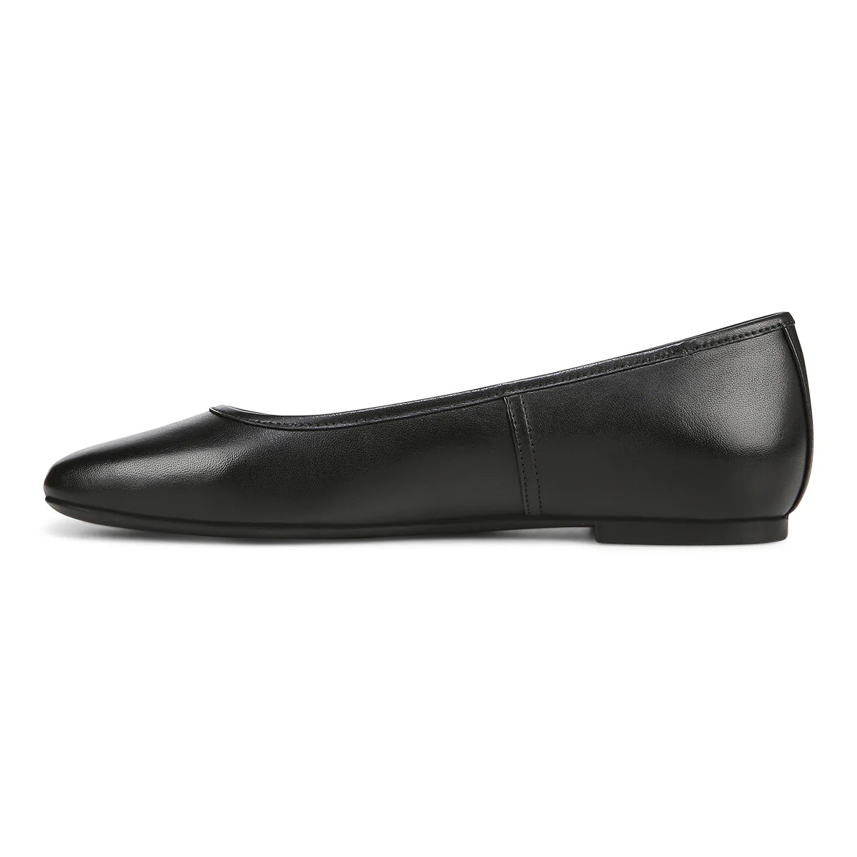 Ballerines plates VIONIC ORINDA en cuir noir