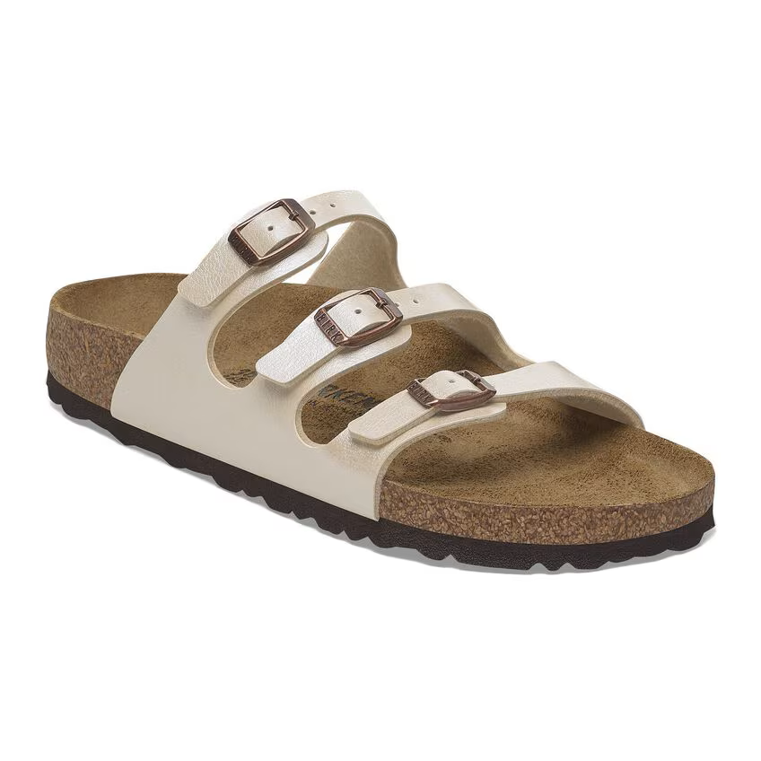 BIRKENSTOCK FLORIDA BF GRACEFUL PEARL BLANC