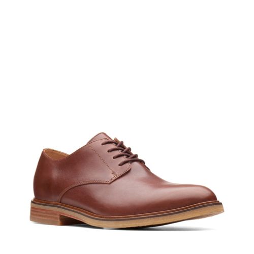 CLARKDALE MOON DARK TAN LEATHER