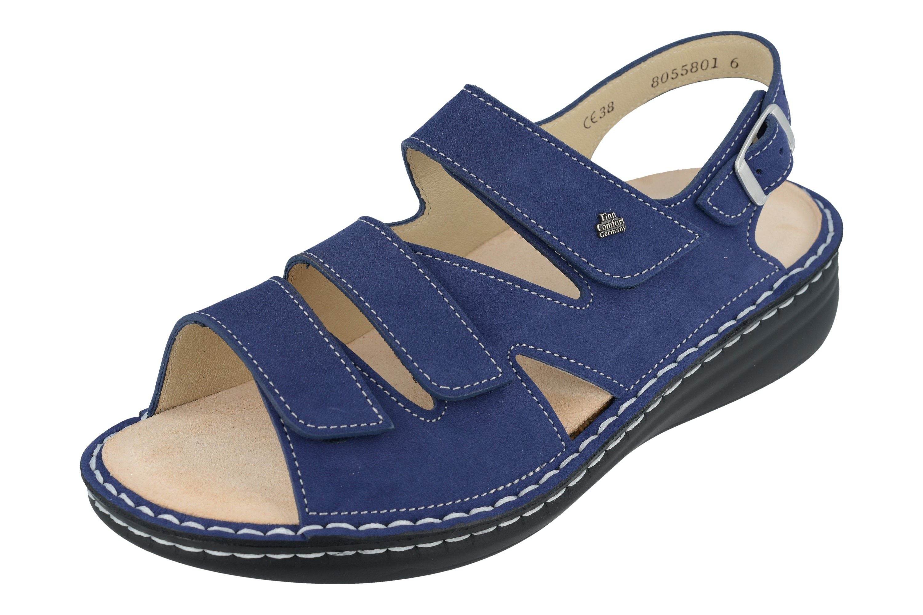 FINN COMFORT PRAIA MELLOW SOFT ROYAL NUBUCK