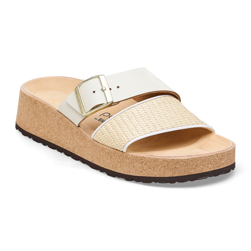 BIRKENSTOCK ALMINA RAPHIA BLANC NATUREL