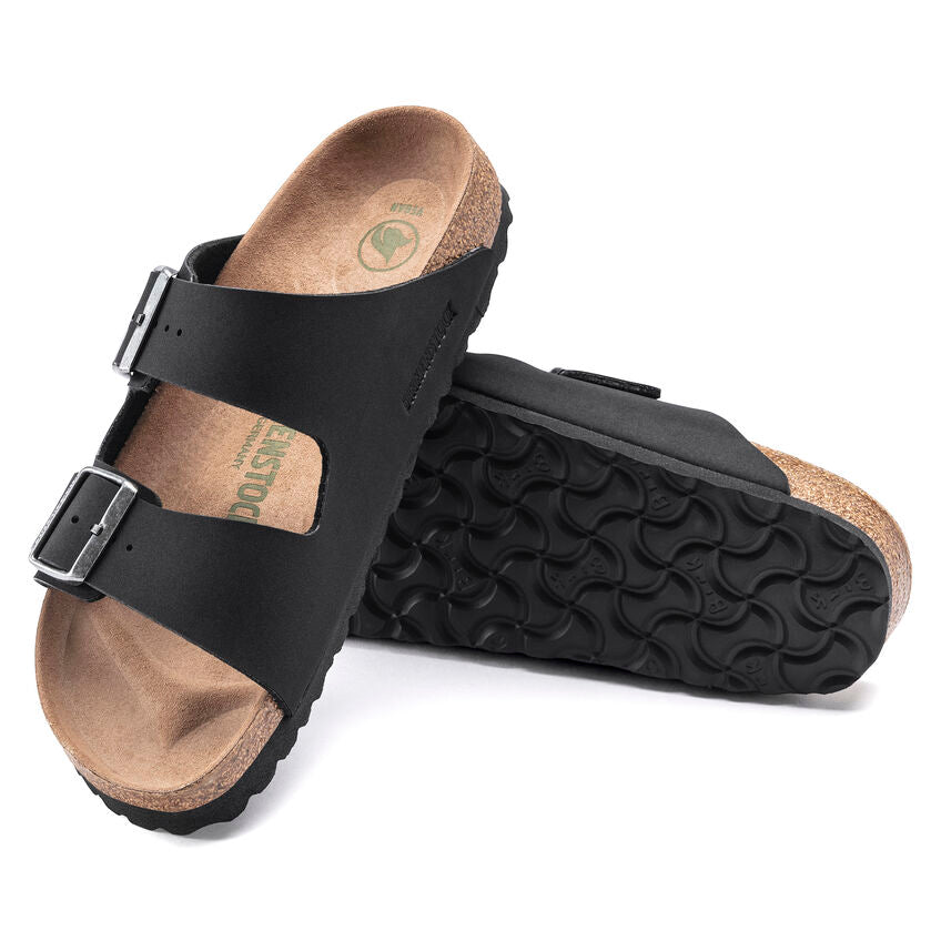 BIRKENSTOCK ARIZONA VEGAN BIRKIBUC NOIR