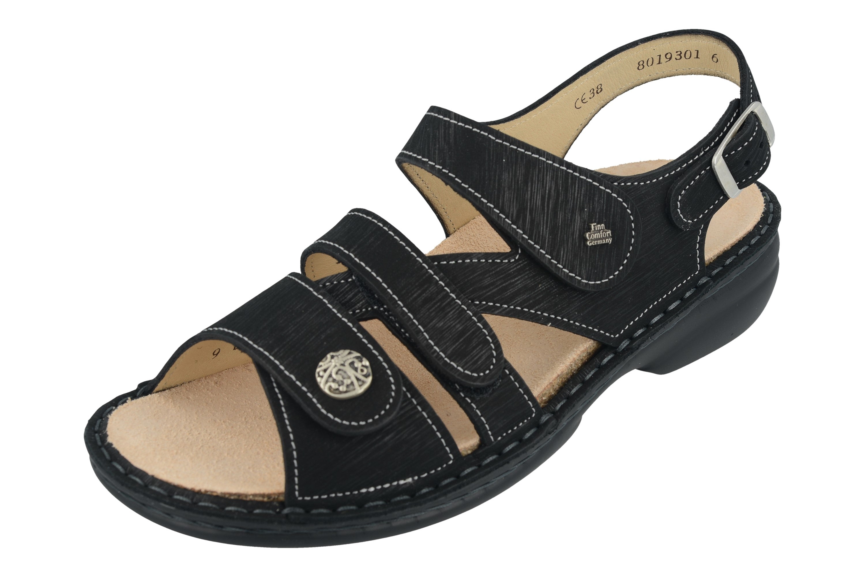 SANDALE FINN COMFORT GOMERA NOIRE ASTOR