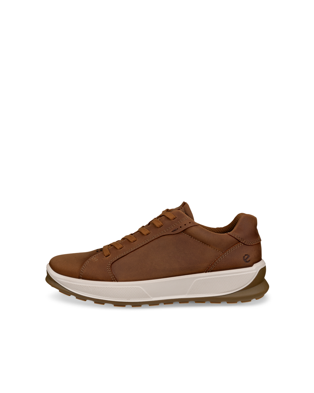 Baskets basses à lacets ECCO BYWAY 2.0 pour homme en cuir camel