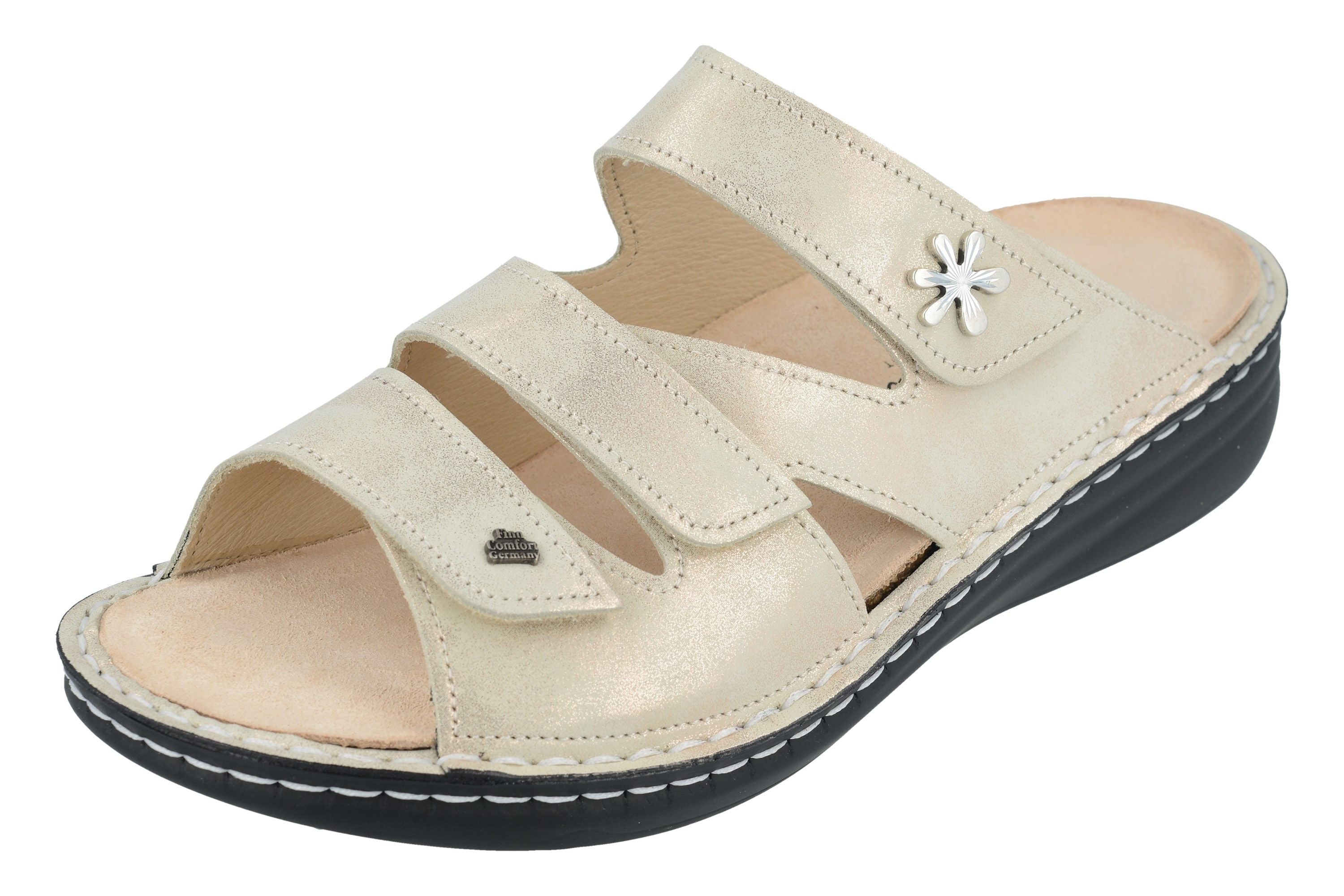 FINN COMFORT GRENADA SLIDE CHAMPAGNE DOUX ET LÉGER