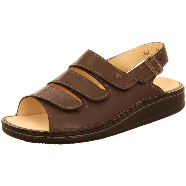 SANDALE FINN COMFORT SYLT MARRON FONCÉ SARATOGA