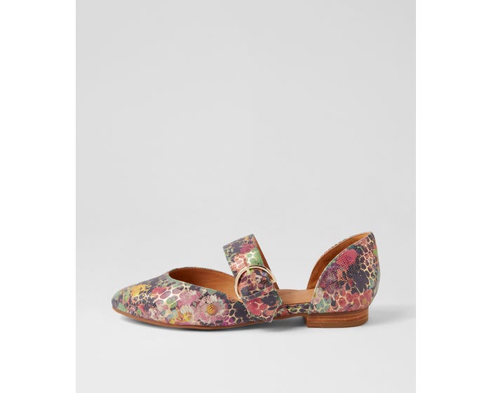 CUIR FLEURI VERT ZIERA LORAA