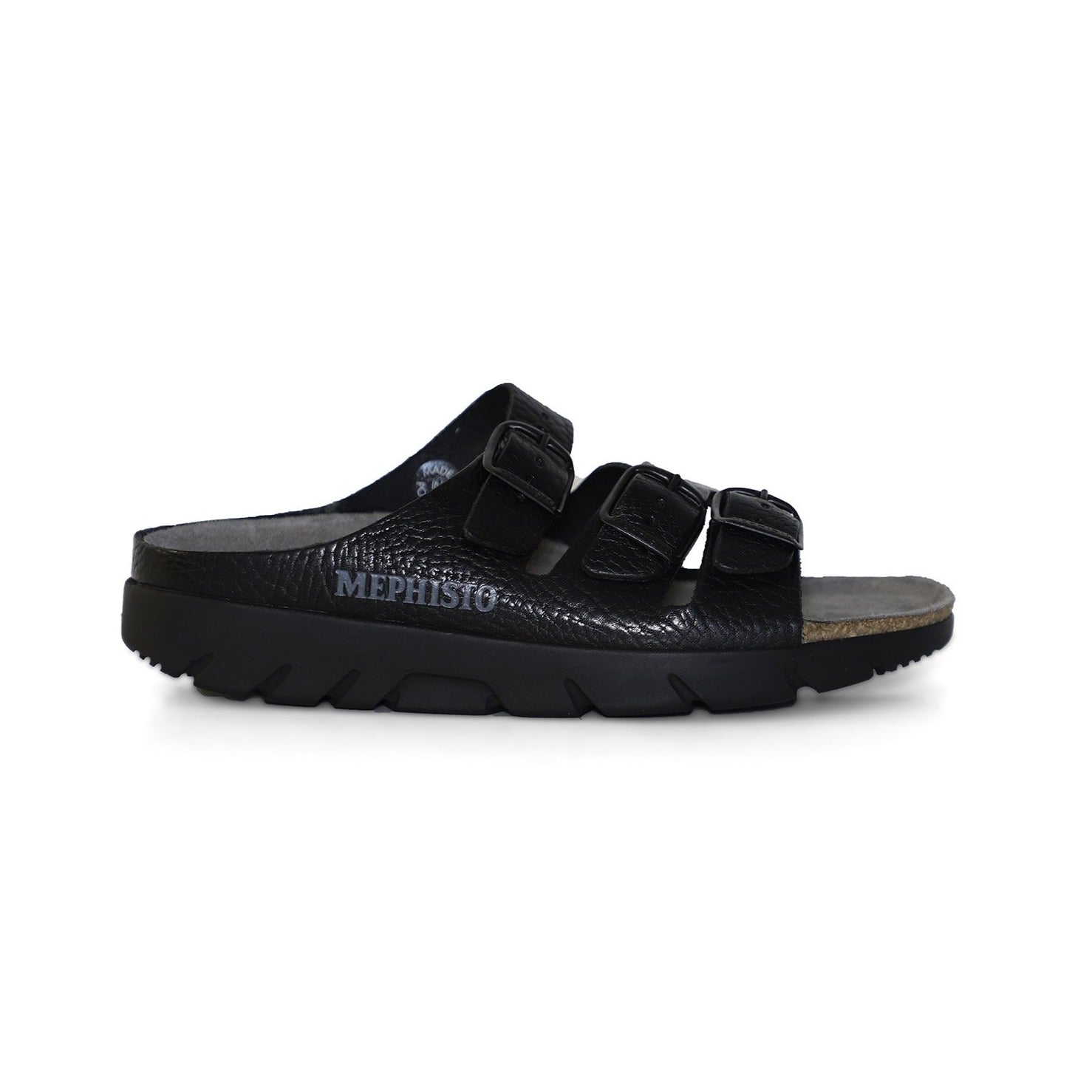 SANDALE MEPHISTO ZACH NOIRE PLEINE FLEUR