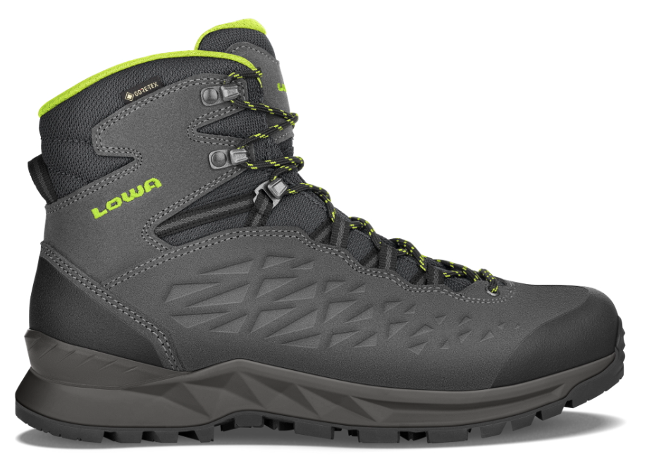 LOWA EXPLORER II GTX MID WIDE HOMME ANTHRACITE/LIME