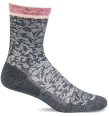 SOCKWELL PLANTAR CUSH CREW CHARCOAL Ws (CHAUSSETTES DE SOULAGEMENT PLANTAIRE)