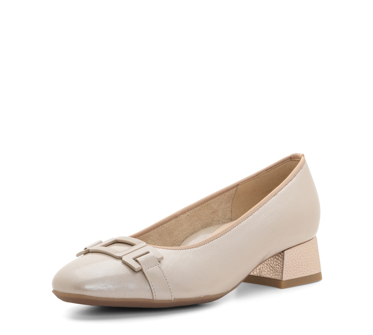 CHAUSSURES ARA ESCARPINS GALLANT 2 EN CUIR MÉTALLISÉ VERNI