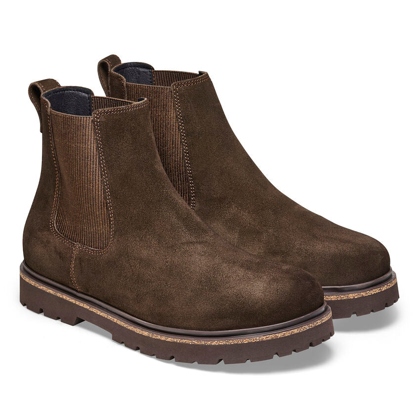 BIRKENSTOCK HIGHWOOD M SLIP-ON EN DAIM MOKA 