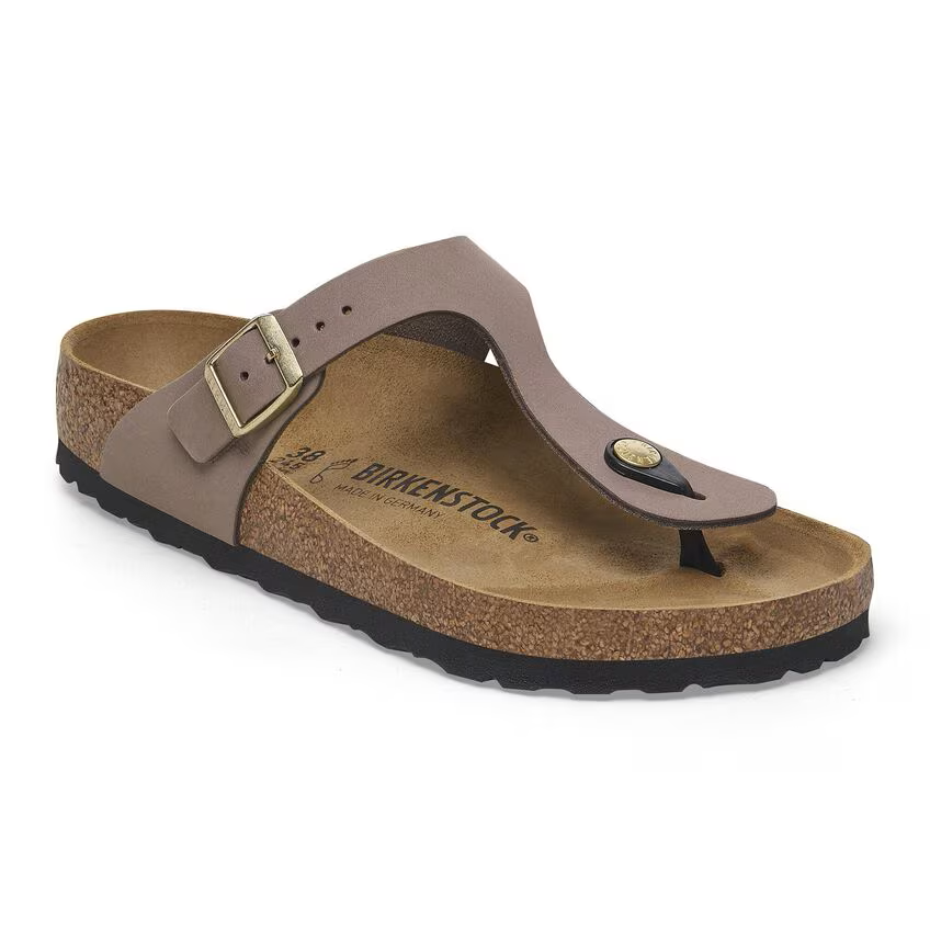 BIRKENSTOCK GIZEH CUIR NUBUCK VIOLET DÉLAVÉ