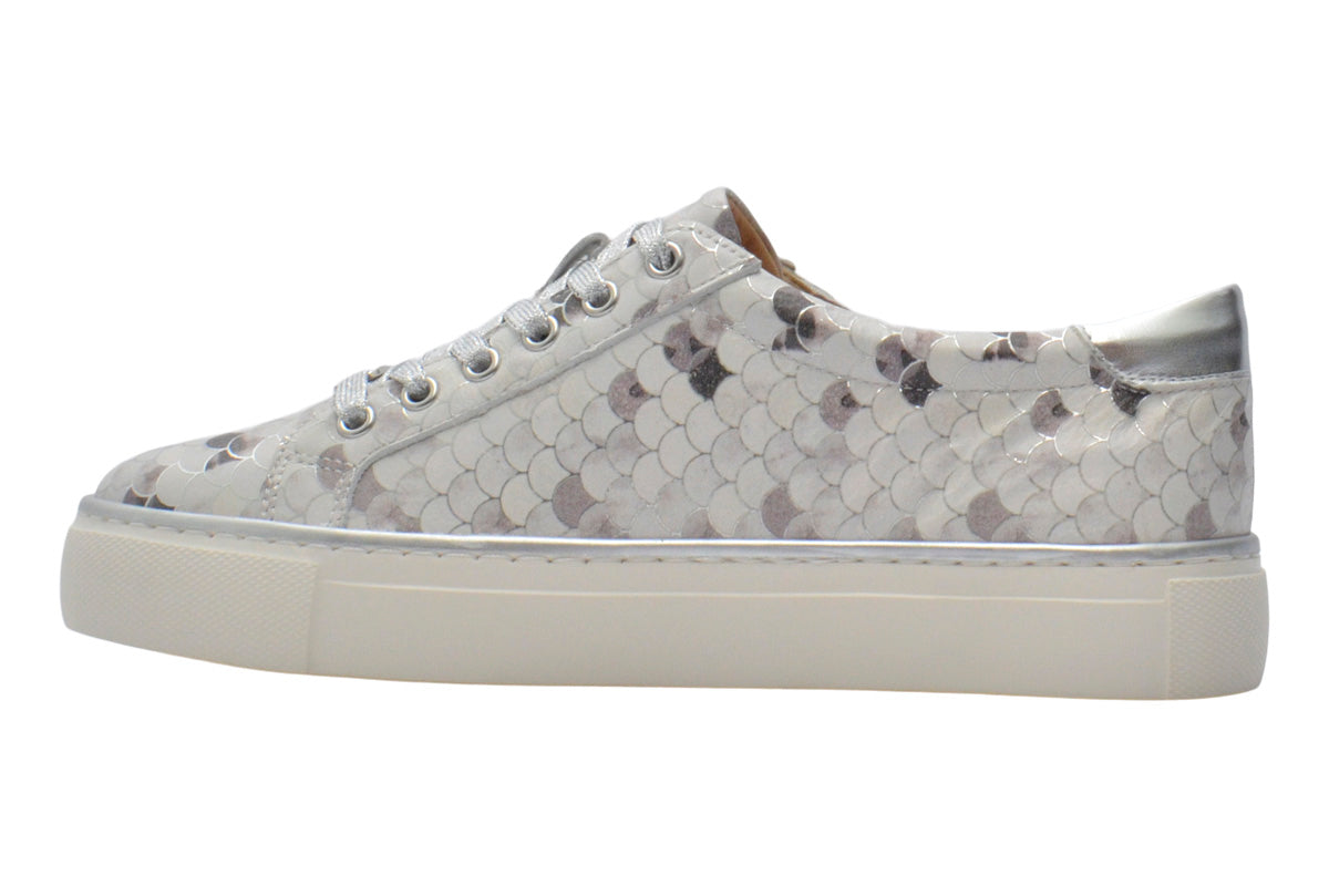 BASKETS ZIERA PAMELA À LACETS ET FERMETURE ÉCLAIR LATÉRALE BULLES MISTY