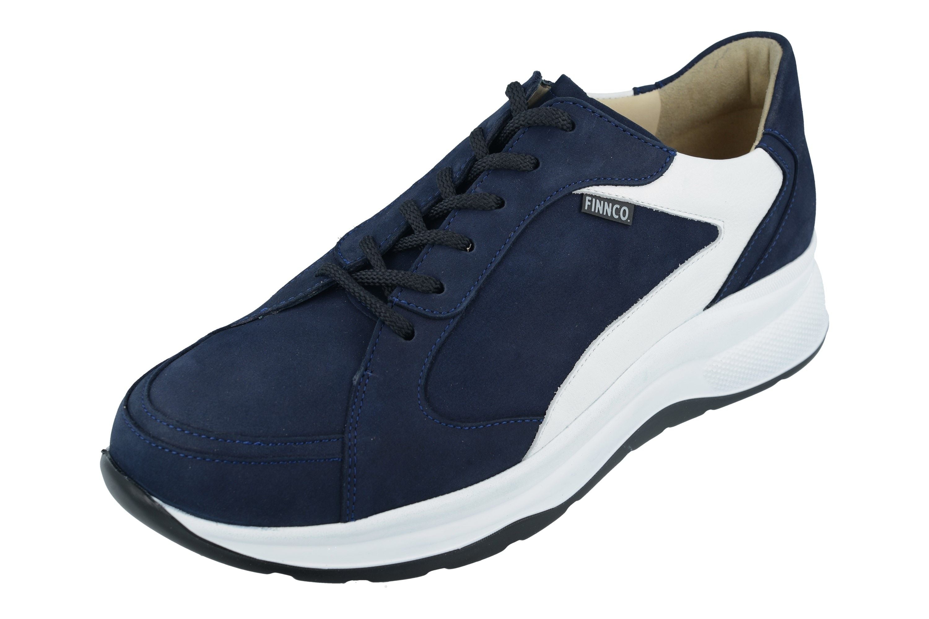 FINN COMFORT PICCADILLY INDIGO/ WHITE