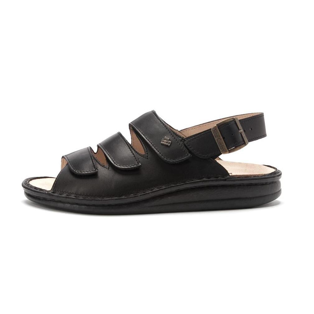 SANDALE FINN COMFORT SYLT NAPPA NOIR DOUX