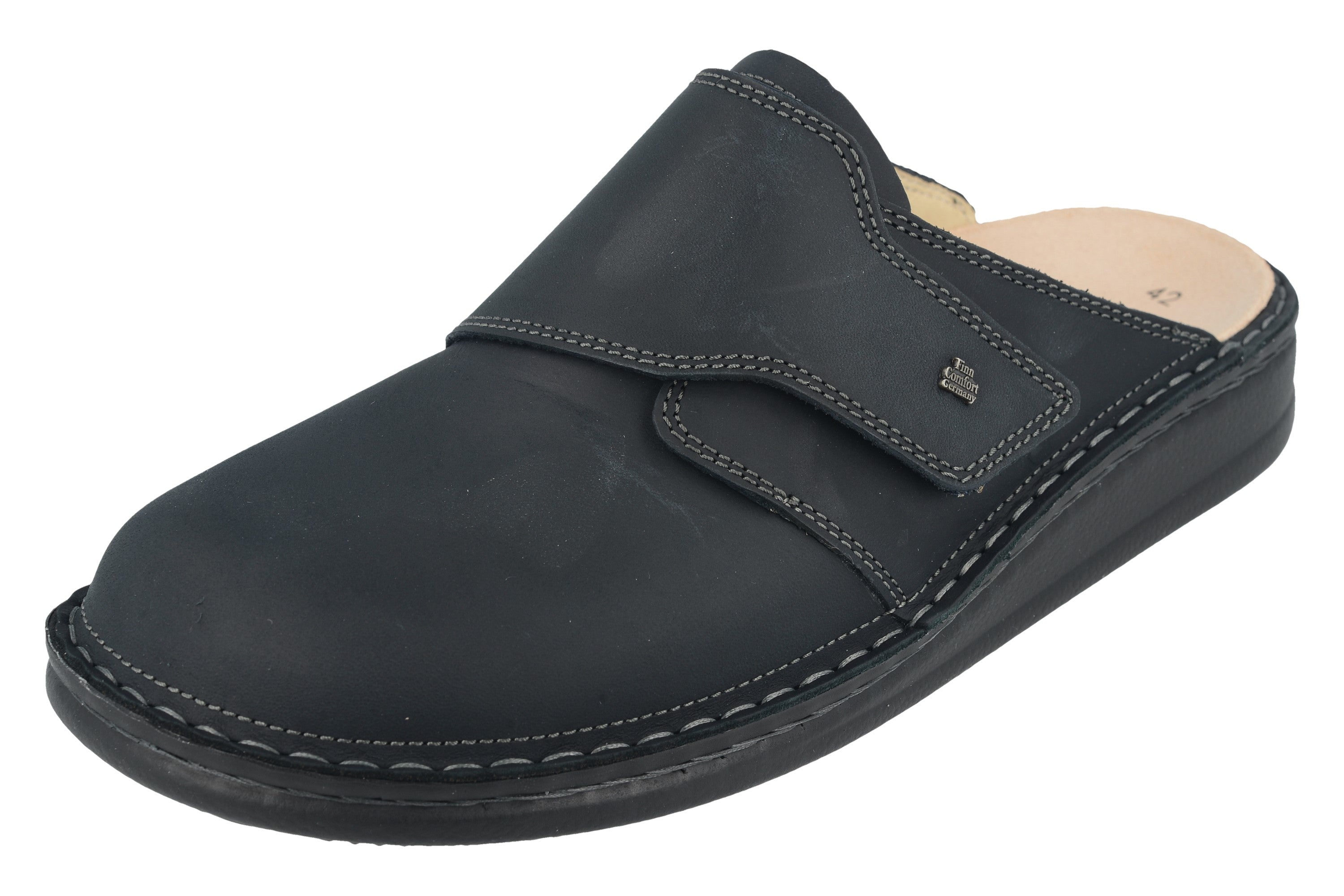 FINN COMFORT AMALFI CLOG MARINE ANTIK