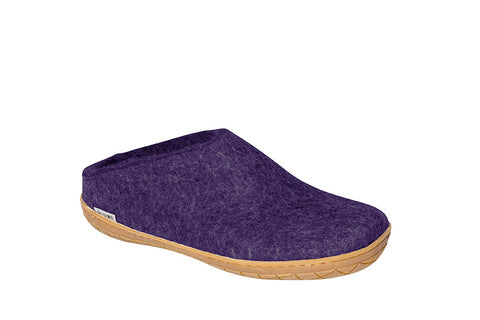 CHAUSSONS À ENFILER GLERUPS EN CUIR VIOLET