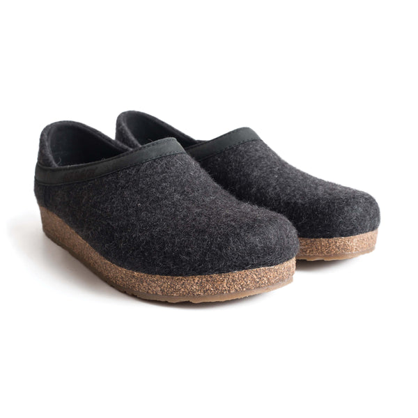 HAFLINGER GZH SLIPPERS CHARCOAL