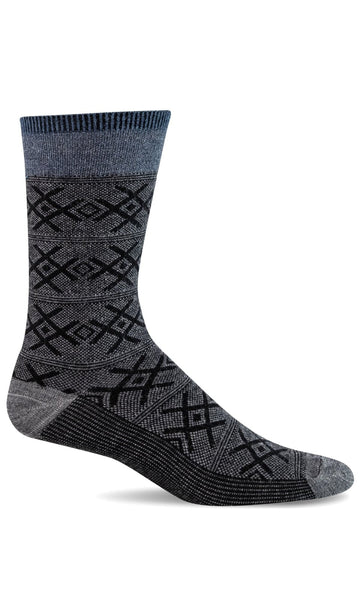 SOCKWELL CABIN THERAPY CREW HOMME CHARBON