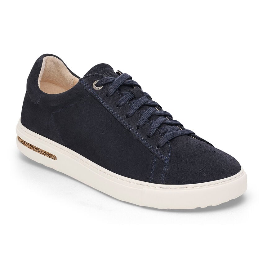 BIRKENSTOCK BEND BASSES À LACETS EN CUIR DAIM MIDNIGHT 