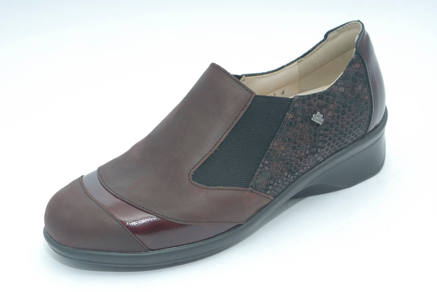 FINN COMFORT EDINA SLIP ON BORDO ALGAVE VERNI
