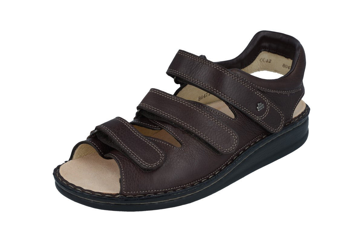 SANDALE FINN COMFORT TUNIS CHOCO CUIR NEYMAR