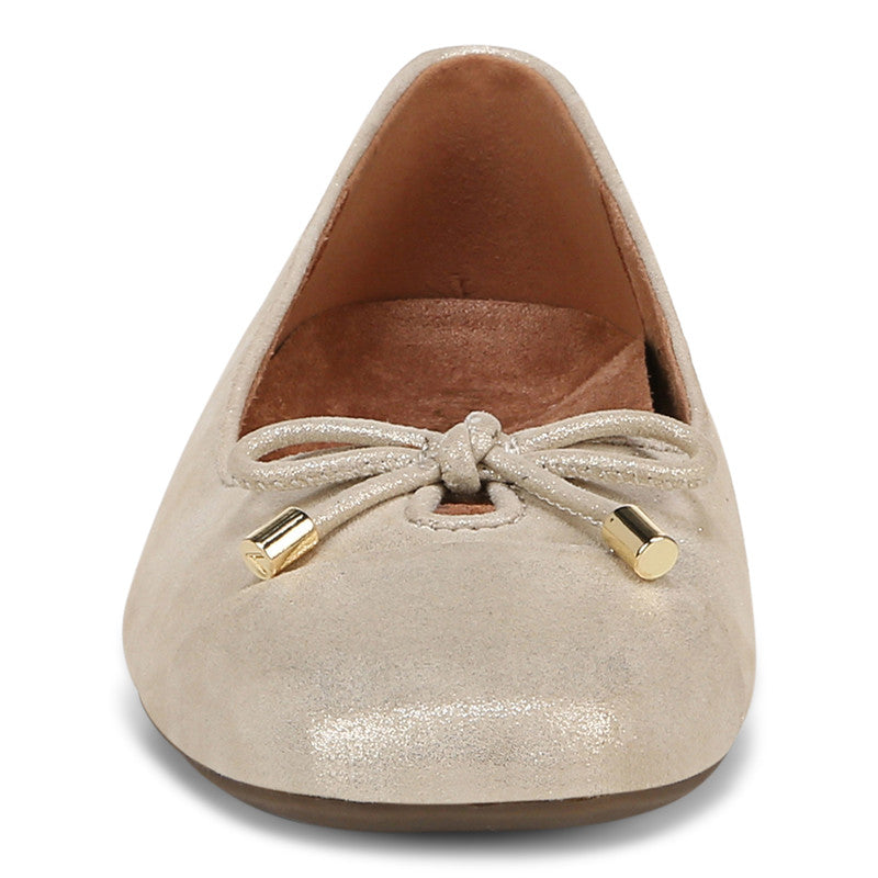 Ballerines VIONIC KLARA en cuir doré