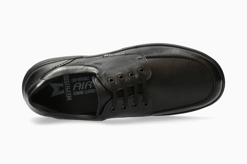 Mephisto Douk Lace Up Men's Shoe Black Leather