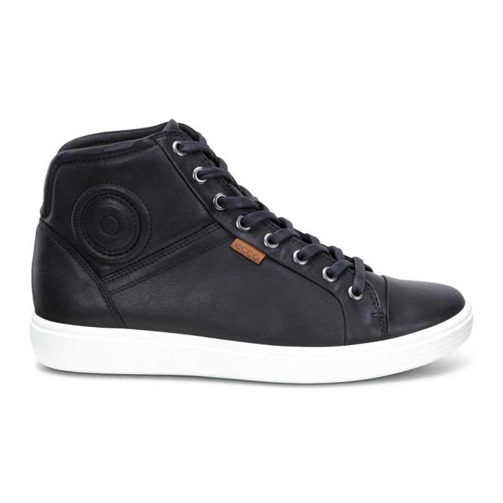 ECCO SOFT 7 LADIES MONTANTES NOIRES DROID