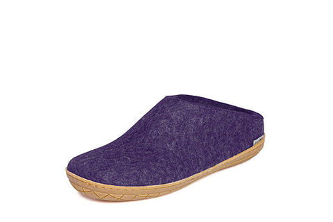 CHAUSSONS À ENFILER GLERUPS EN CUIR VIOLET