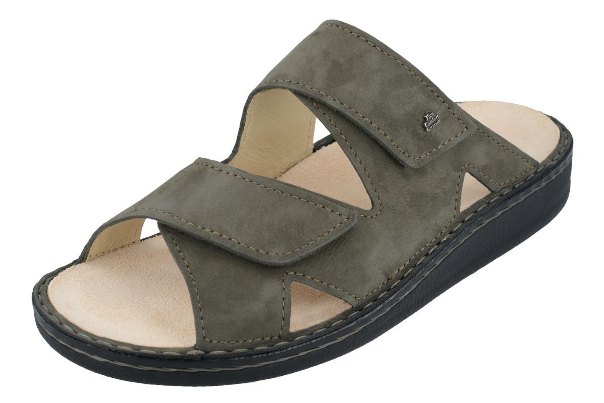 FINN COMFORT DANZIG SOFT SLIDE NUBUCK BOUE