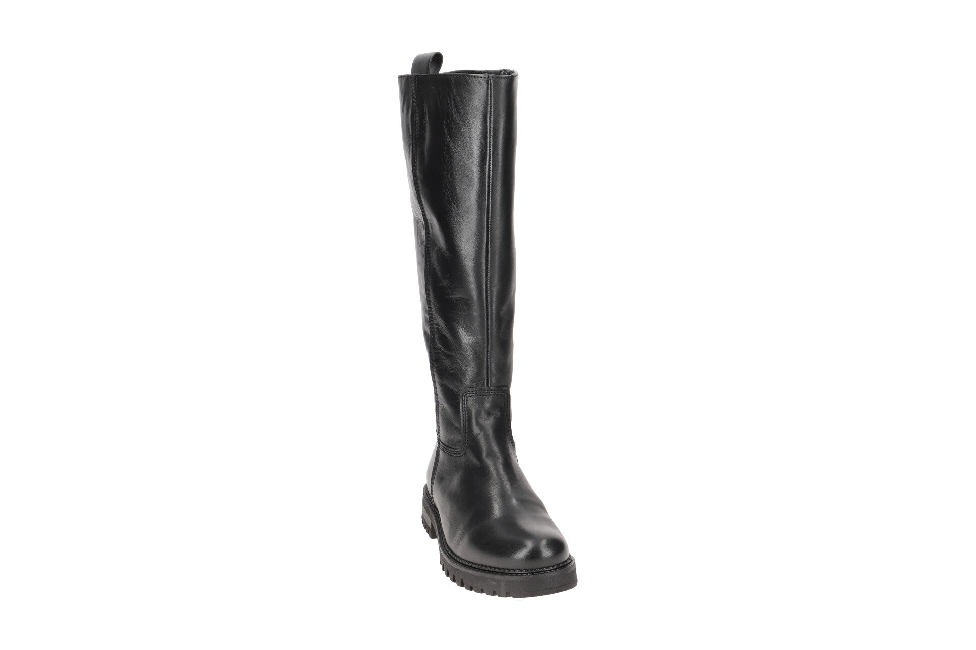 GABOR TALL BOOT WIDE CHUNKY SOLE 32-727.57 BLACK