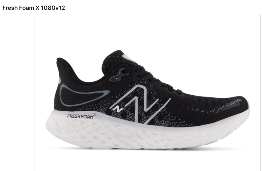 NEW BALANCE FEMME W1080B12 NOIR