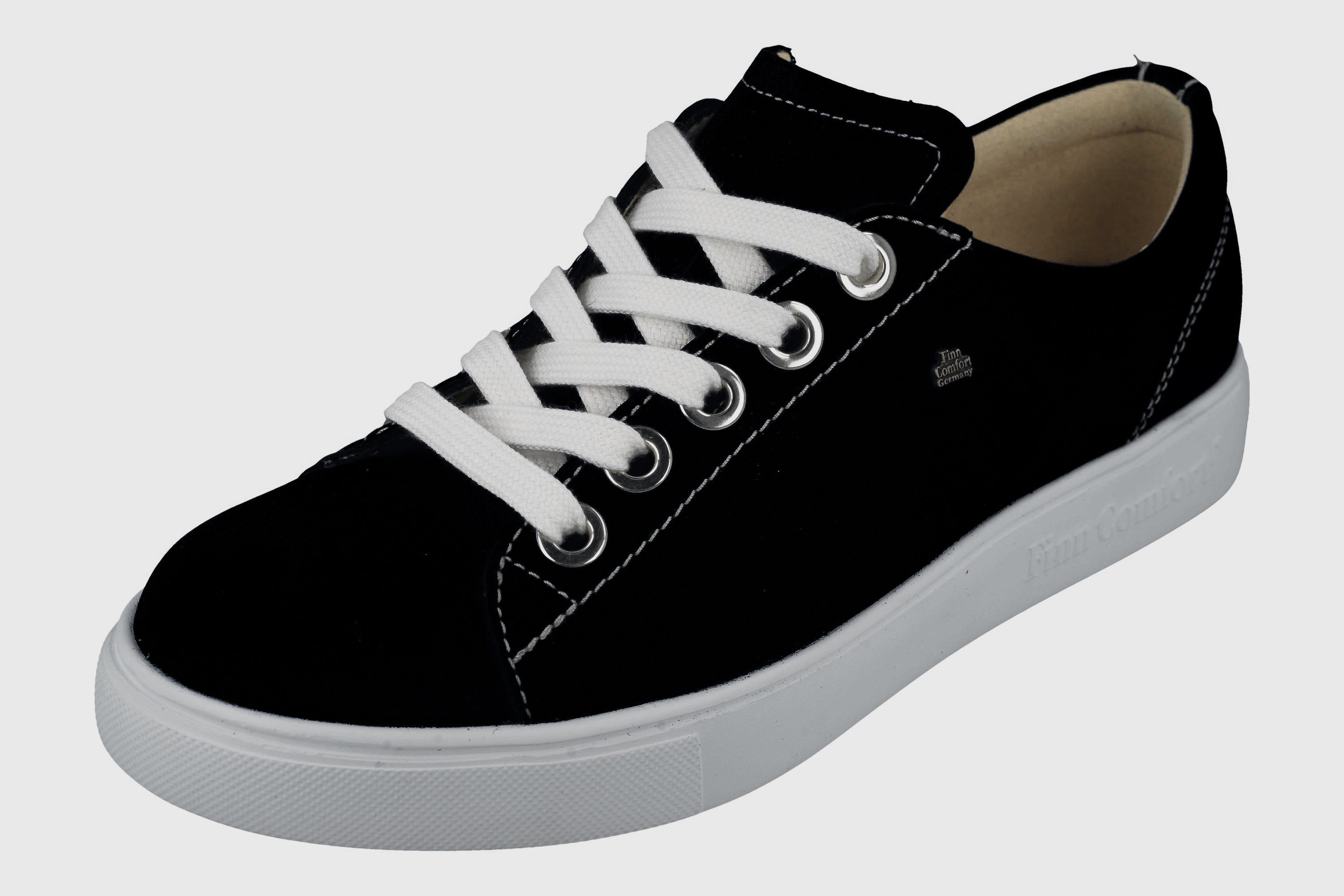 BASKETS FINN COMFORT EL PASO À LACETS NOIRES NURI