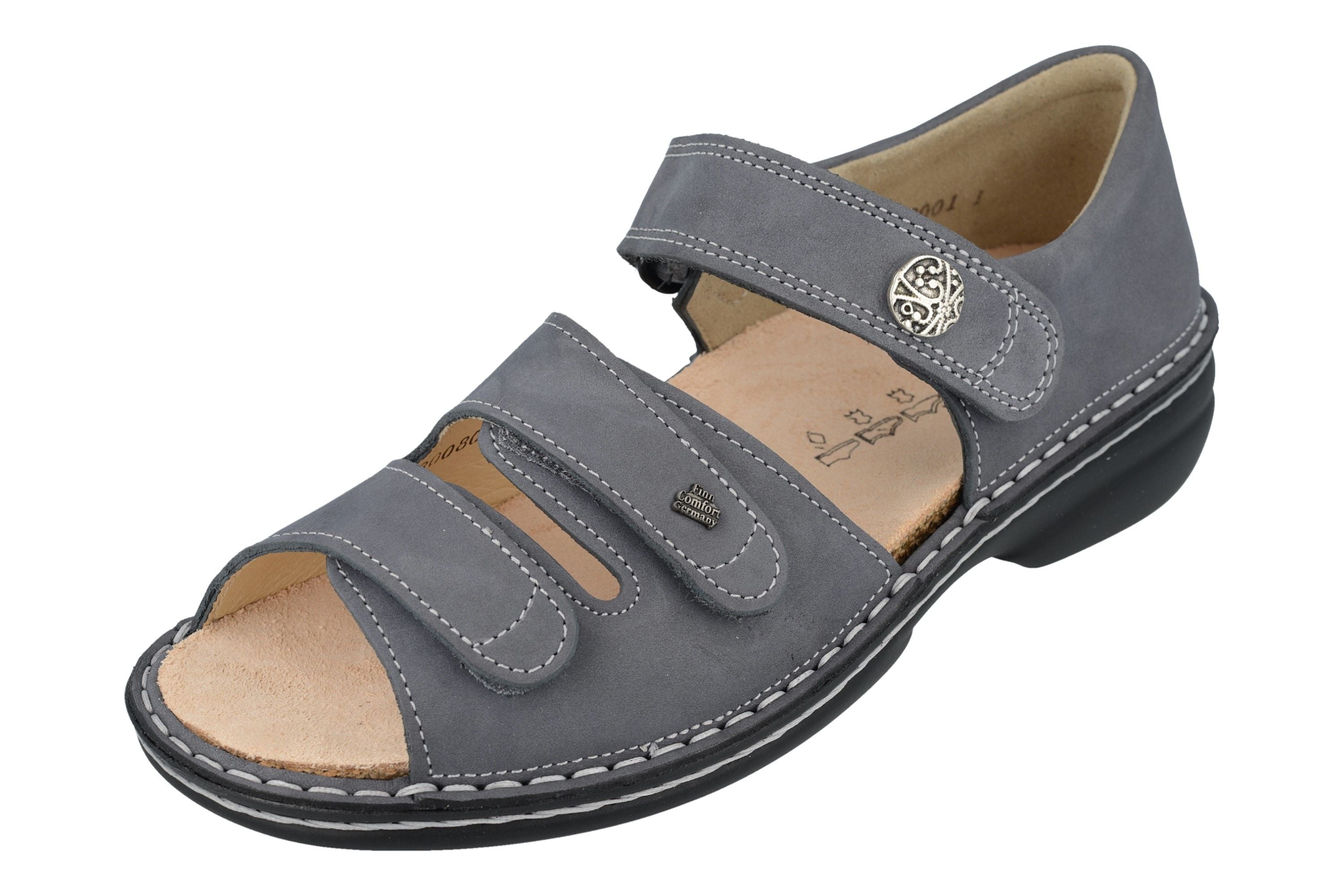 FINN COMFORT Adelaide Closed Heel Women's Sandals | Grey | Finn