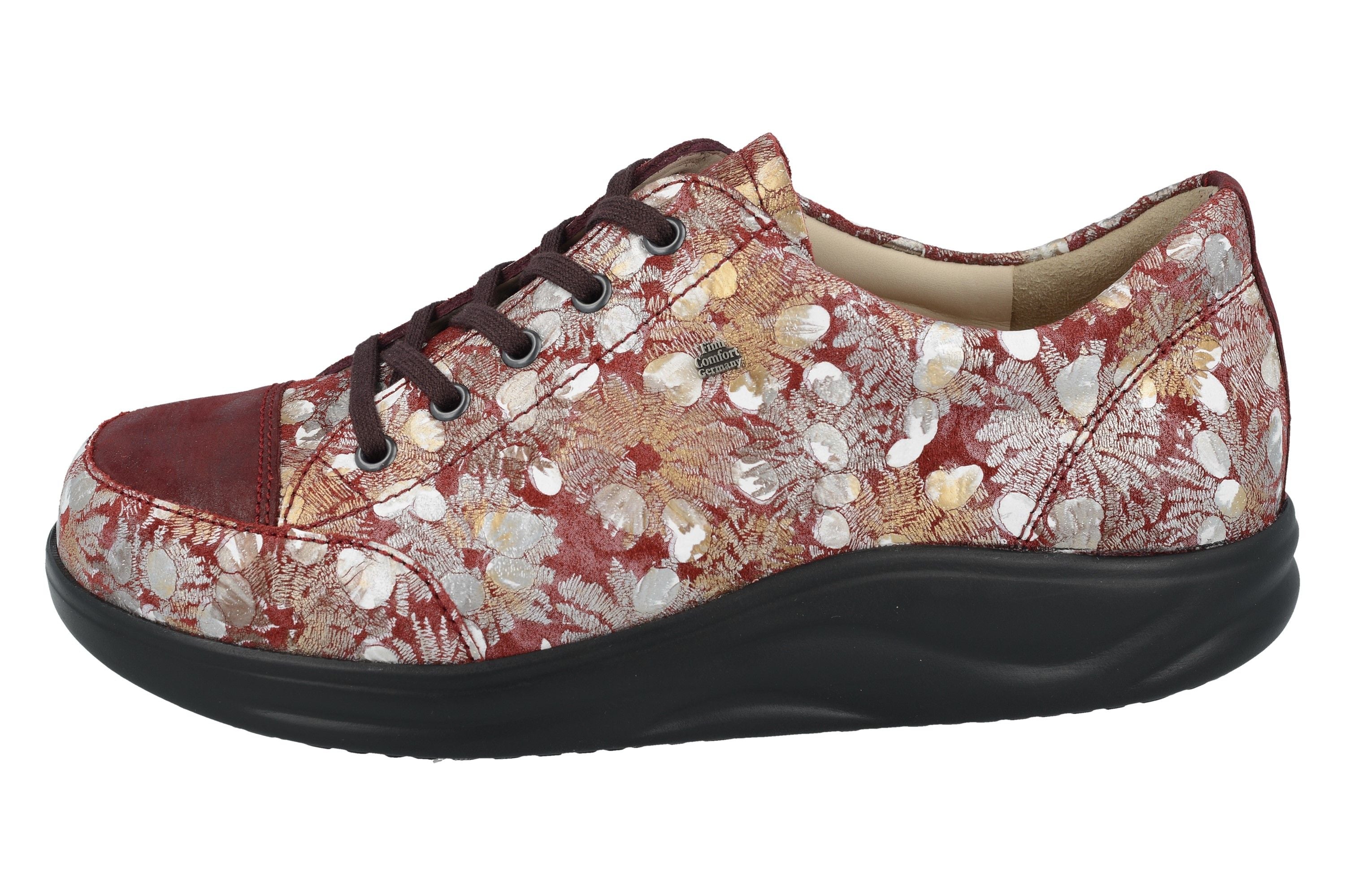 FINN COMFORT IKEBUKURO SNEAKER LACE UP BERRY/BORDO IRIS LUNA