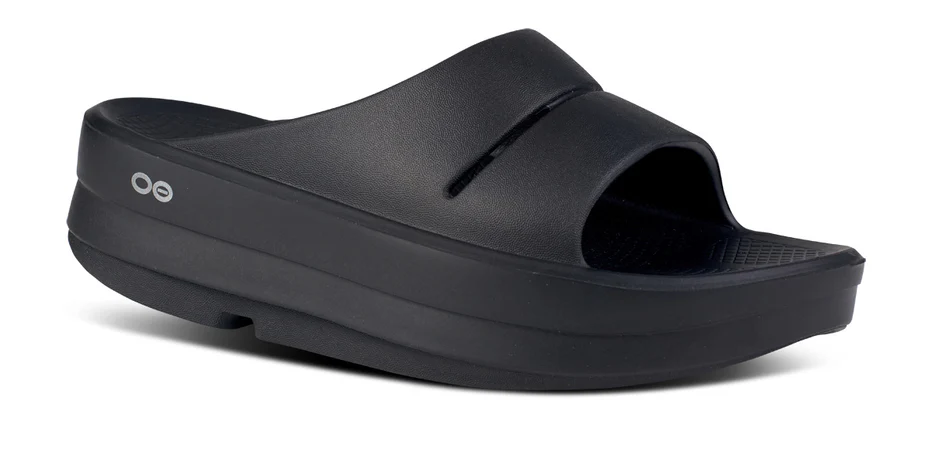 OOFOS OOAHH OOMEGA FEMME (SLIDE) NOIR