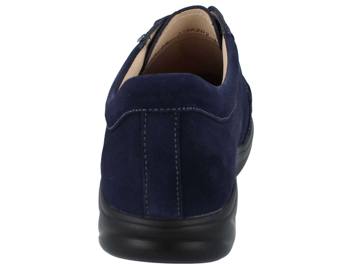 BASKETS FINN COMFORT HUELVA À LACETS VELOUR INDIGO