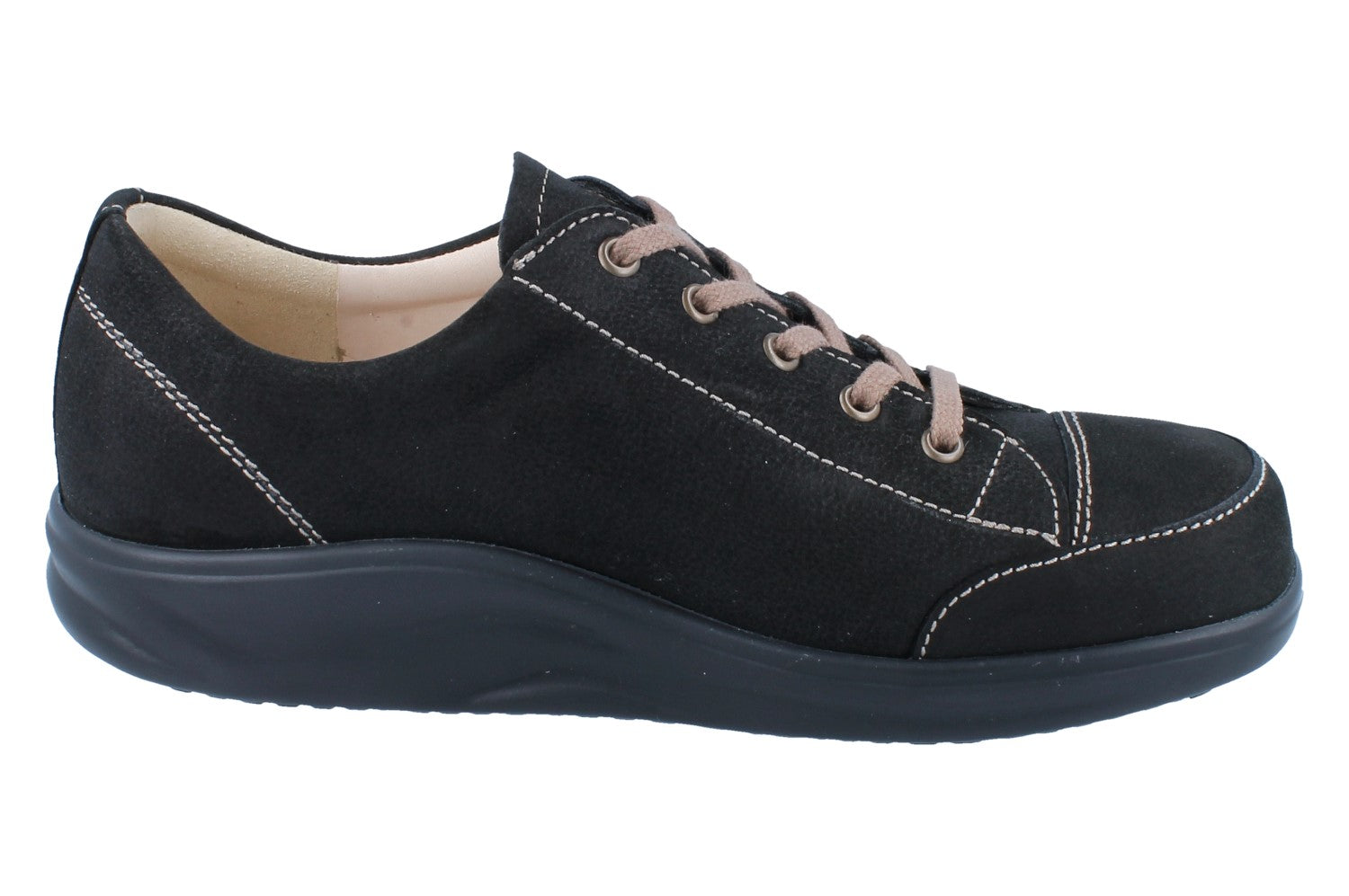 BASKETS FINN COMFORT IKEBUKURO À LACETS NOIRES RODEOBUCK