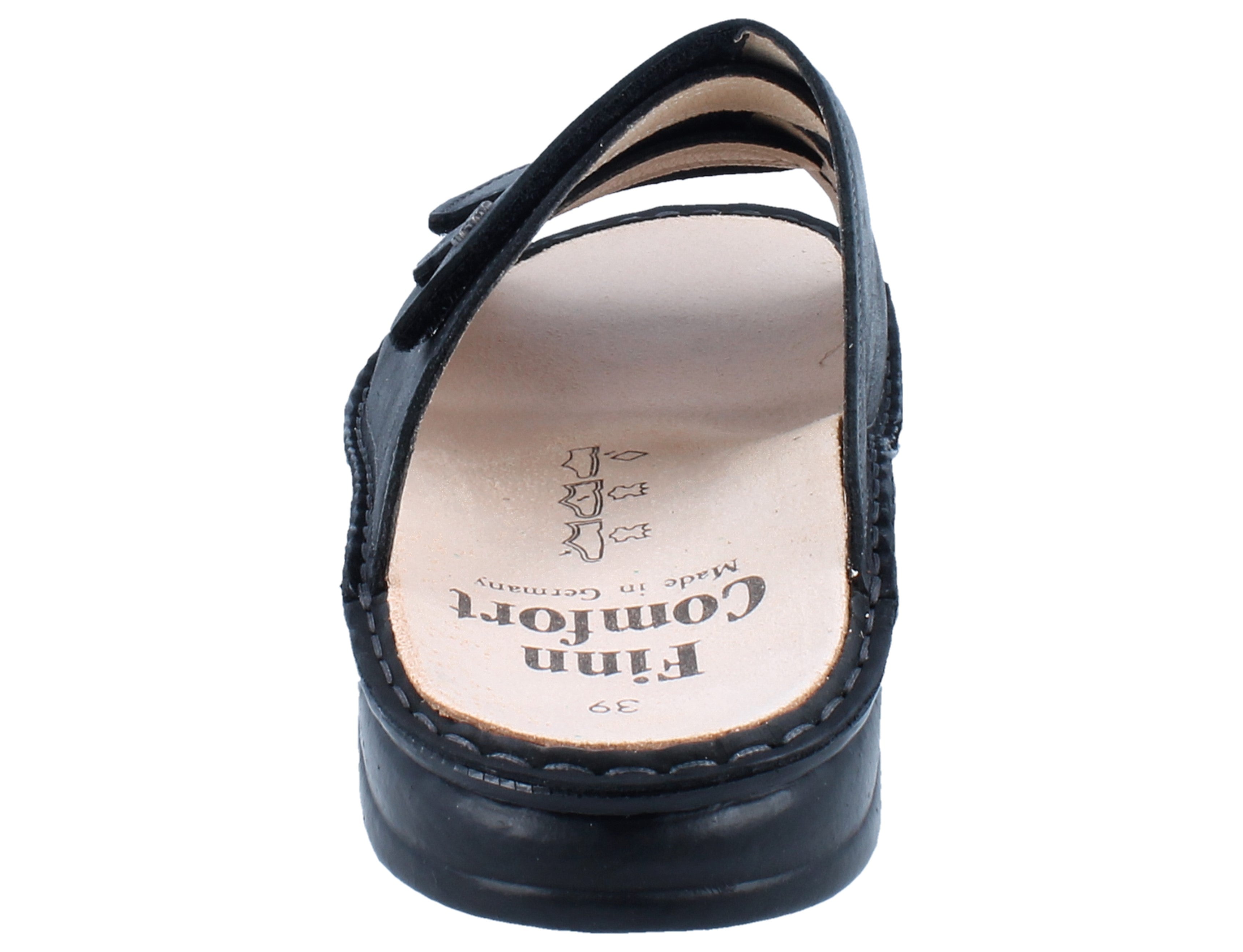 FINN COMFORT Korfu Sandals | Black Nuri | Finn Comfort Canada