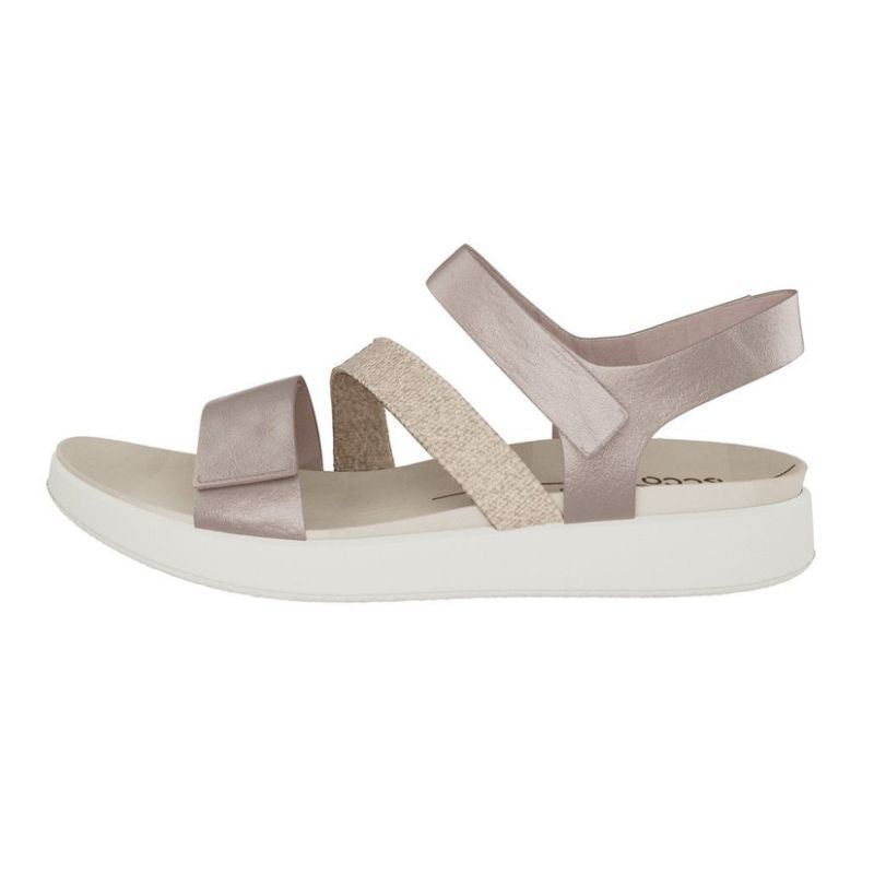 ECCO FLOWT FEMME GRIS ROSE MÉTALLISÉ