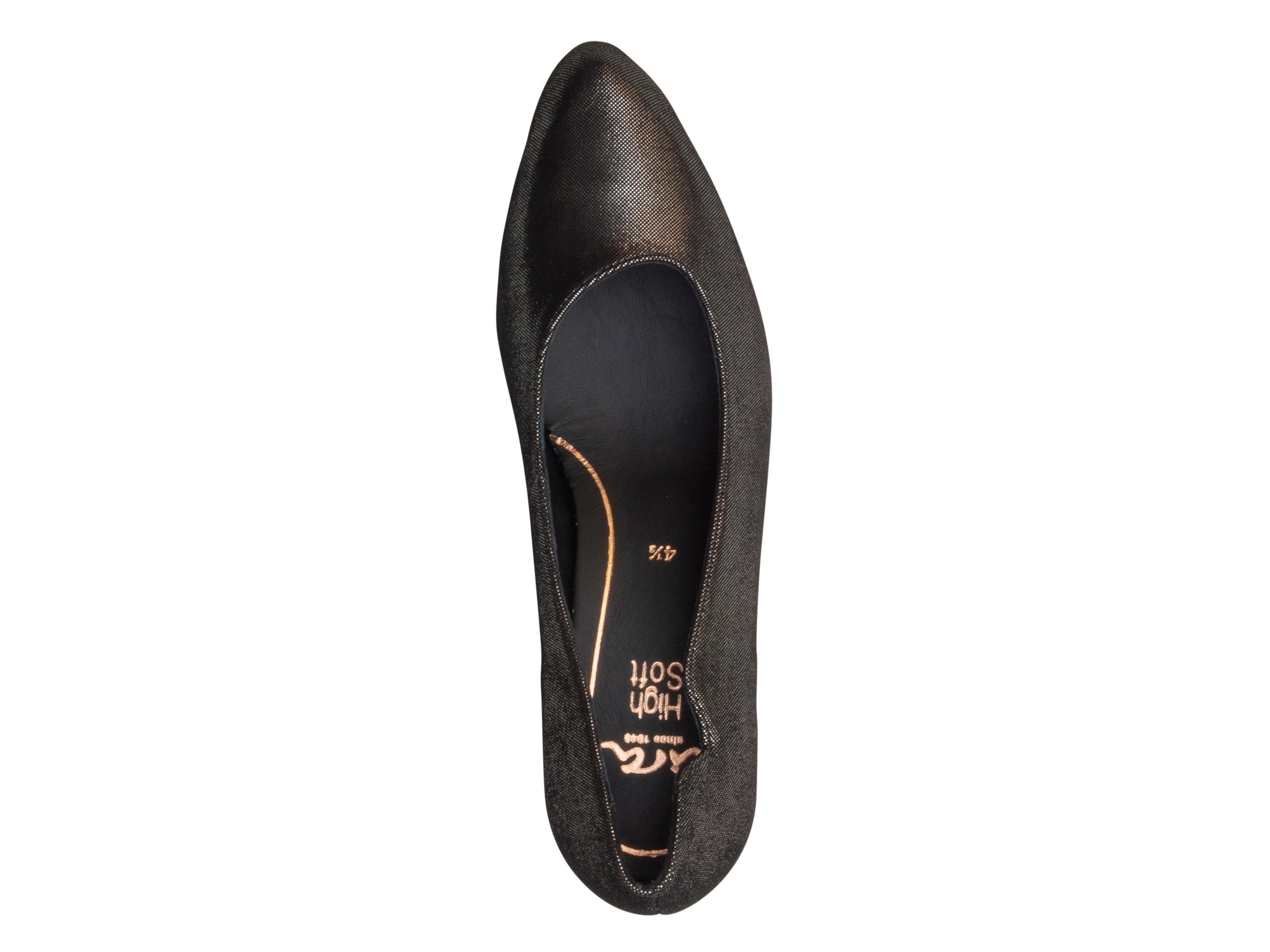 CHAUSSURES ARA KAT EN CUIR NOIR SCINTILLANT