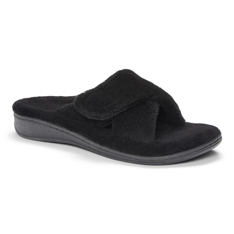 CHAUSSONS VIONIC INDULGE RELAX NOIRS