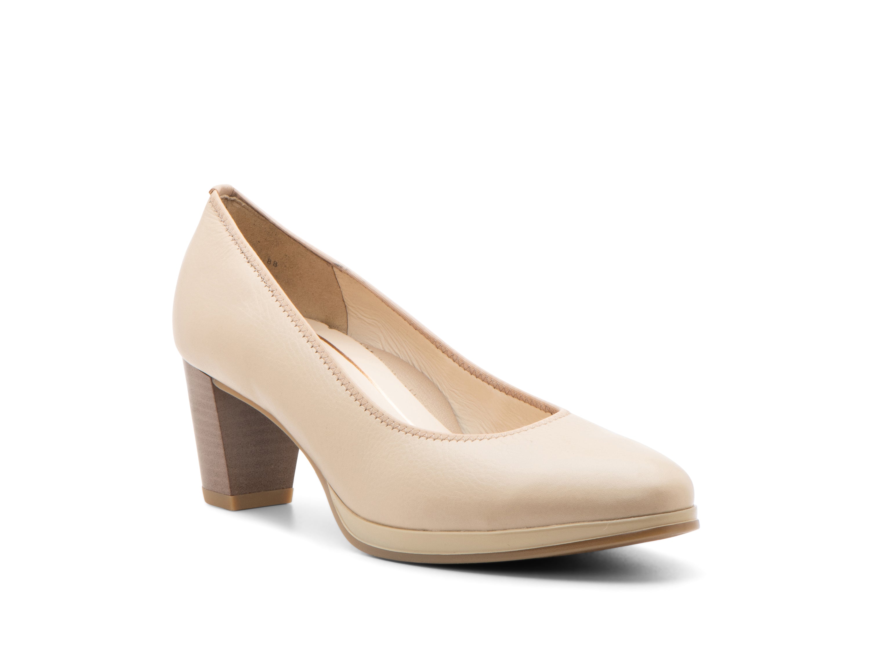 CHAUSSURES ARA ESCARPINS OPHELIA CUIR DE VEAU SABLE